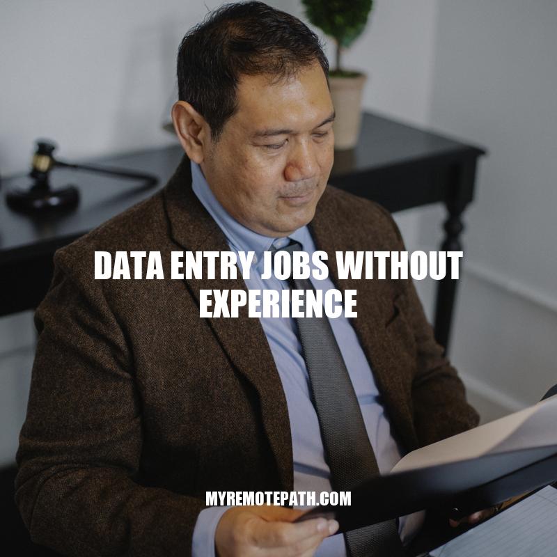5 Entry-Level Data Entry Jobs Without Experience