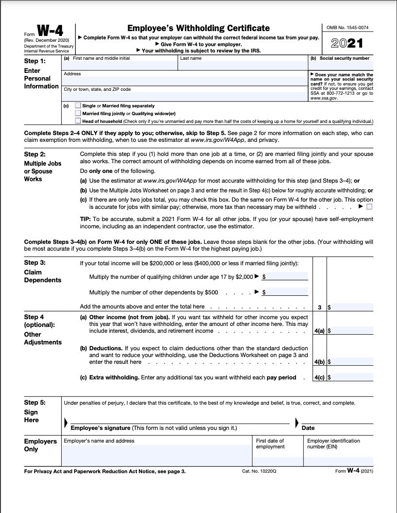 How To Fill Out Aw 4 Form: Filling out Personal Information on W-4 Form: A Step-by-Step Guide